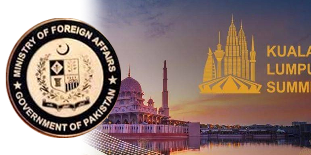 Pakistan did not participate in the KL Summit