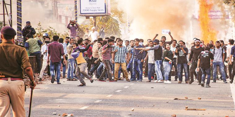 Public outburst in India against Anti Muslim Bill