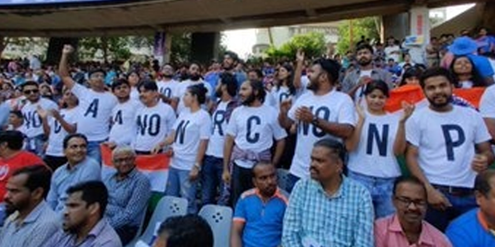 IND vs AUS: Anti-CAA protests reach Mumbai Stadium