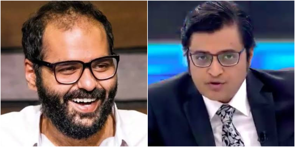 Kunal Kamra Arnab Goswami