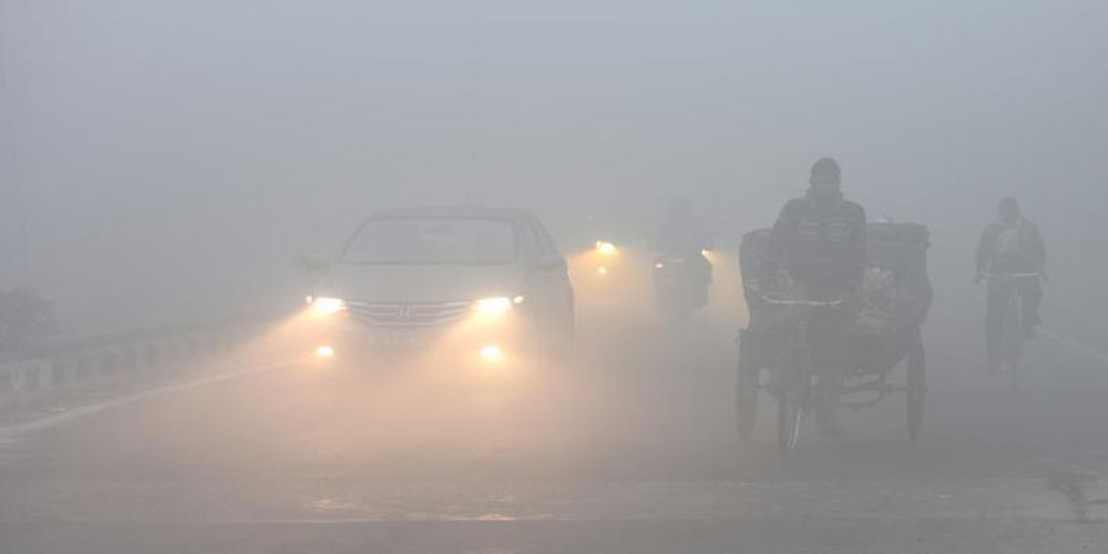 Thick fog blankets Punjab with cold weather in most parts