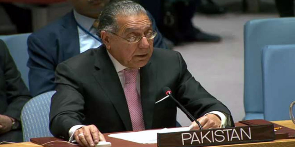 Pakistan's Permanent Representative to the United Nations in New York Munir Akram