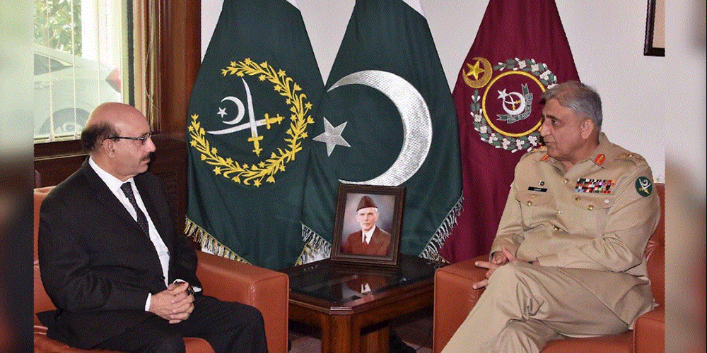COAS meets President AJ&K, assures support to Kashmir cause