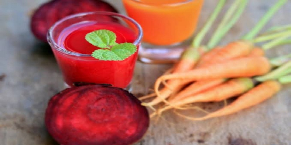 Benefits of carrot & beetroot juice