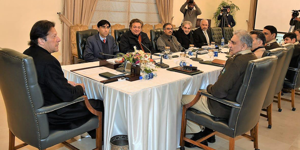 Imran Khan chairs the high level meeting