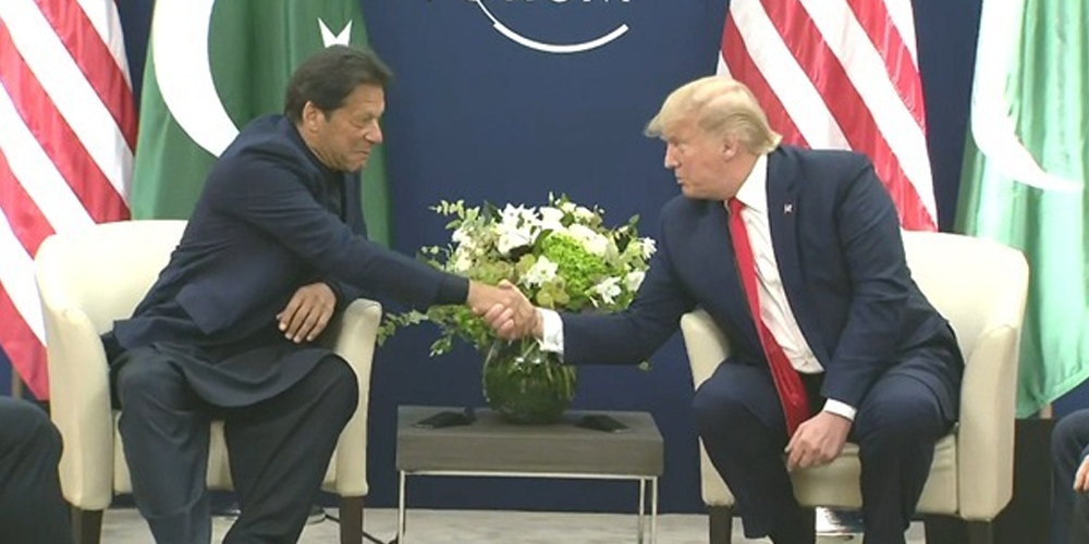 PM Imran calls on Trump at WEF 2020 in Davos