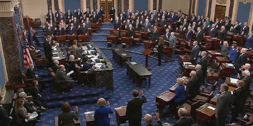 Trump impeachment- Lawmakers took oath in the Senate for trial