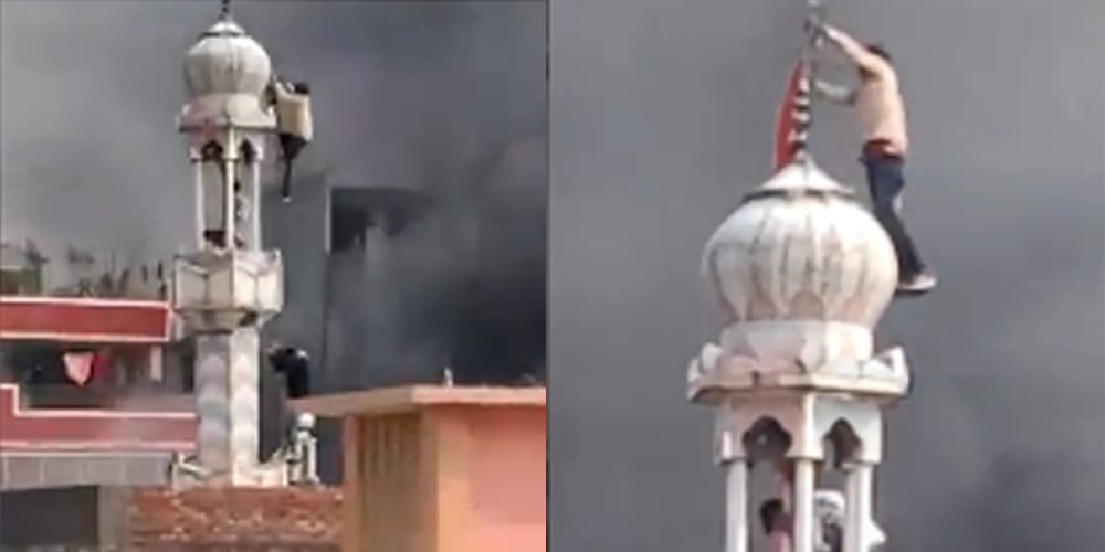 Delhi riots: Hindutva extremists vandalize Mosque, Muslims’ properties