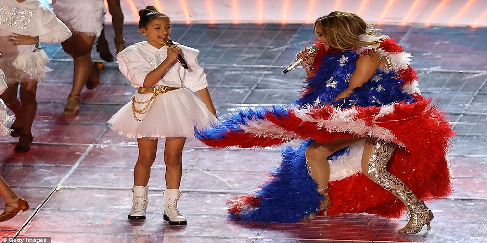 Jennifer Lopez stole the show when she brought her 11-year-old daughter Emme on stage during her performance in Miami.