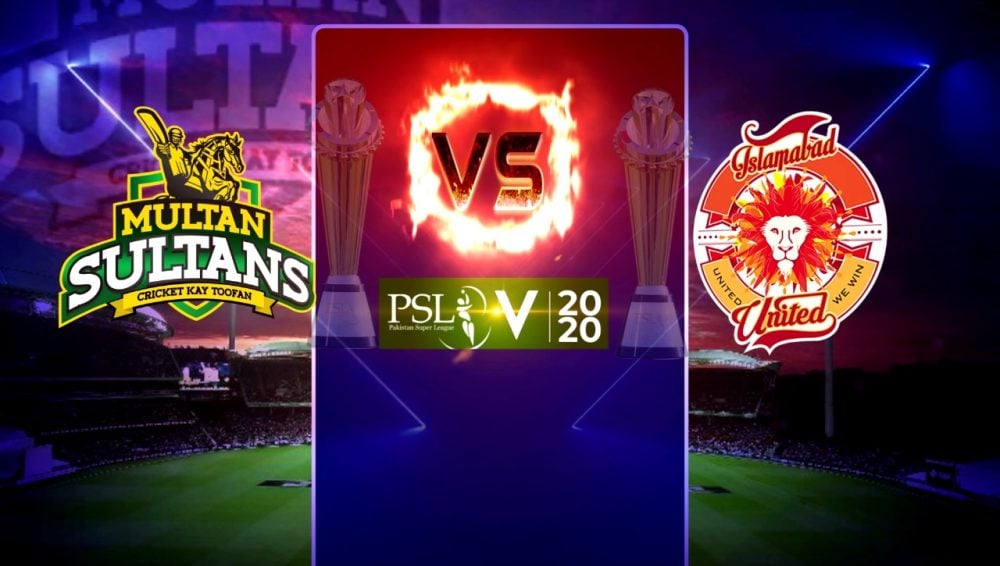 PSL 2020 Live updates: Islamabad United VS Multan Sultans