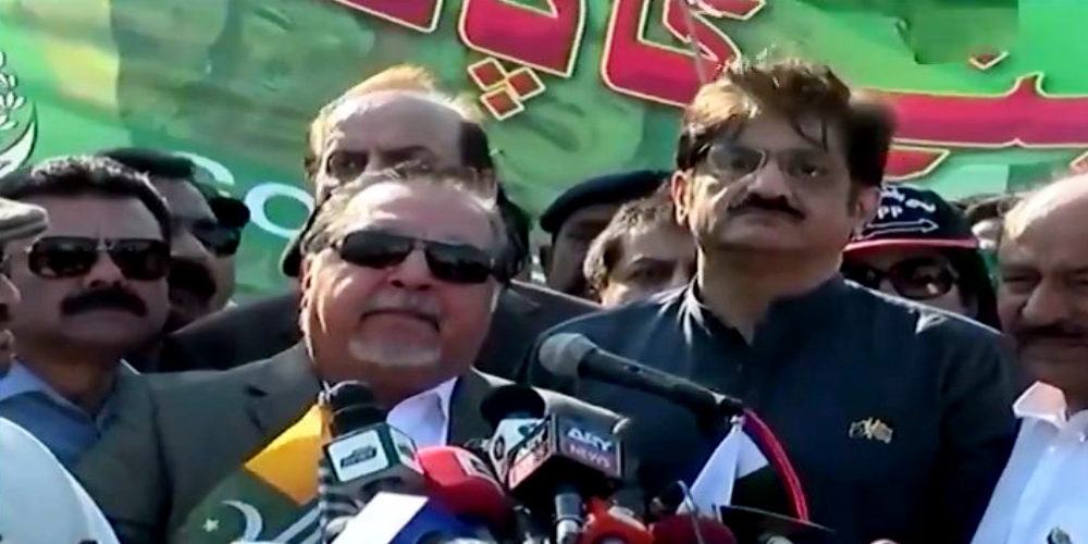 Kashmir Day: Governor and CM Sindh lead joint rally in Karachi