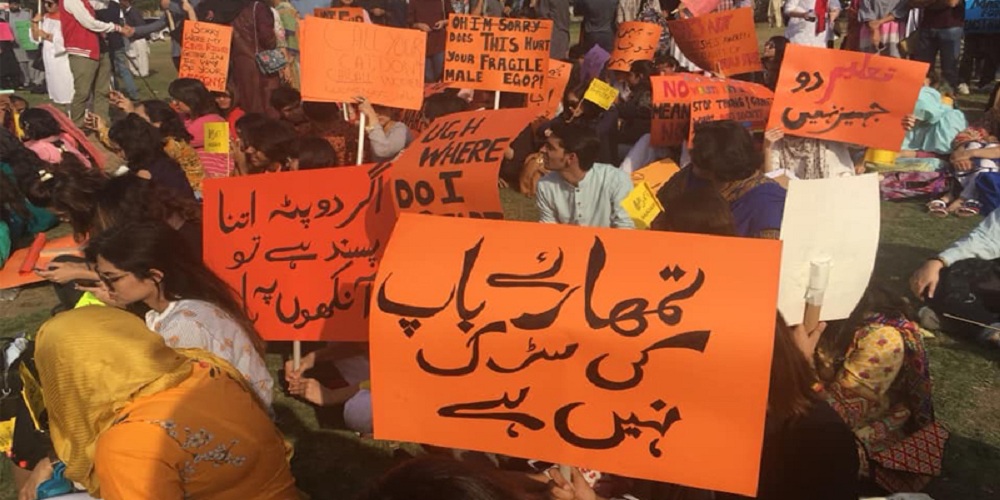 Lahore High Court sent notices on Monday to the Federal and provincial governments to ban the upcoming Aurat March permanently, as the activity is “anti-state”.