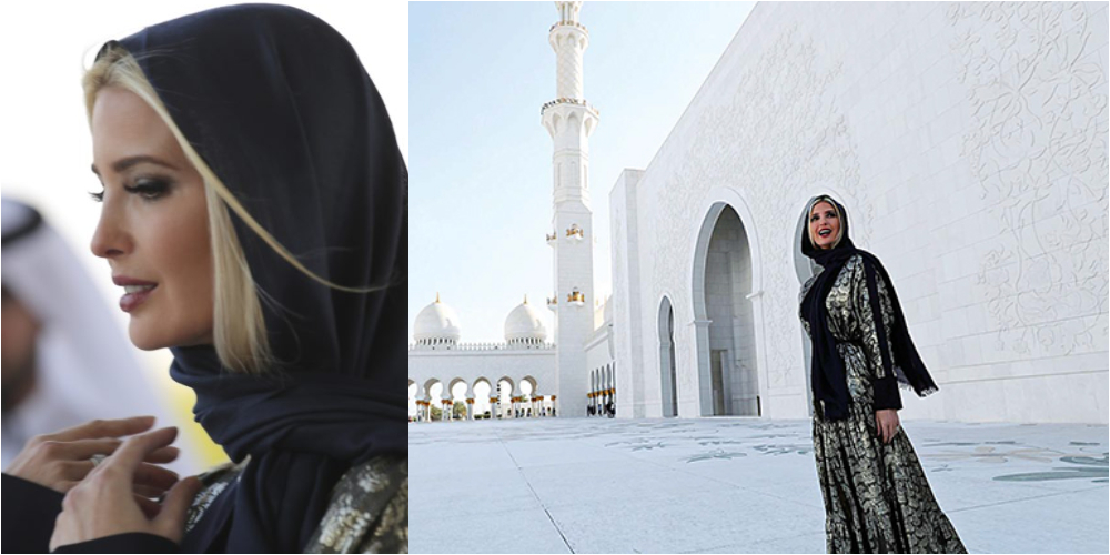 Ivanka Trump tours Sheikh Zayed Grand Mosque ahead of the Global Women’s Forum