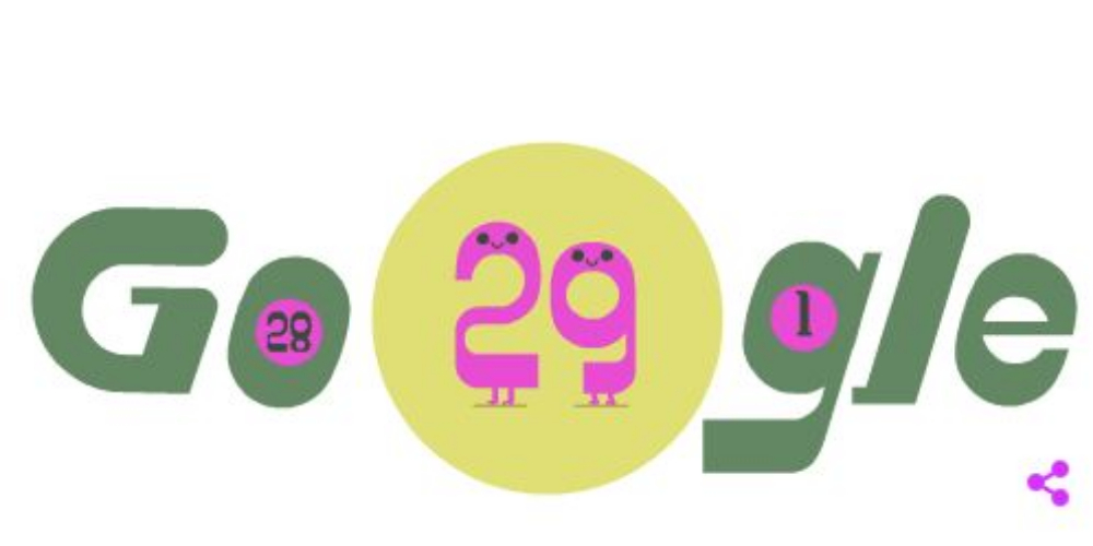 Leap year google doodle