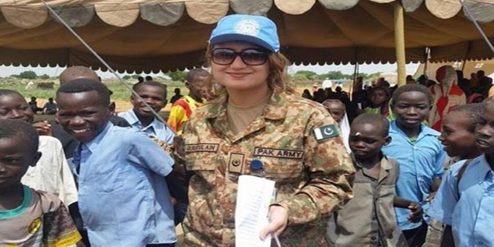 Pakistani Female Officers Awarded the UN Medal