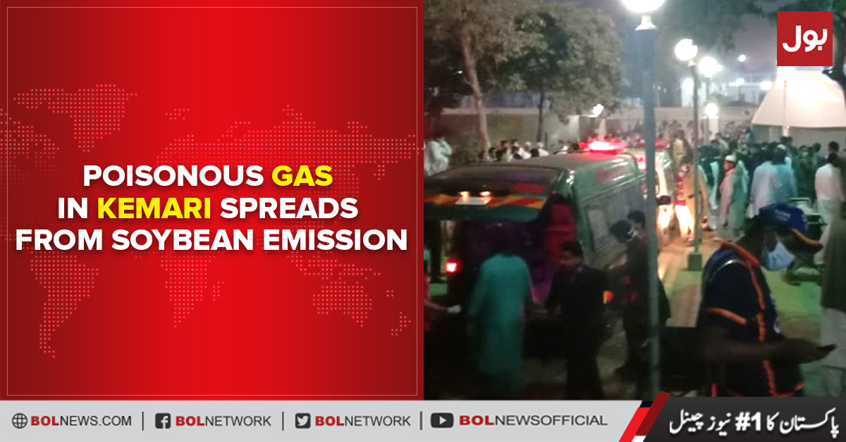 Poisonous gas in Kemari spreads from soybean emission