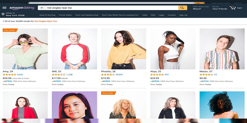 Fake Amazon dating app