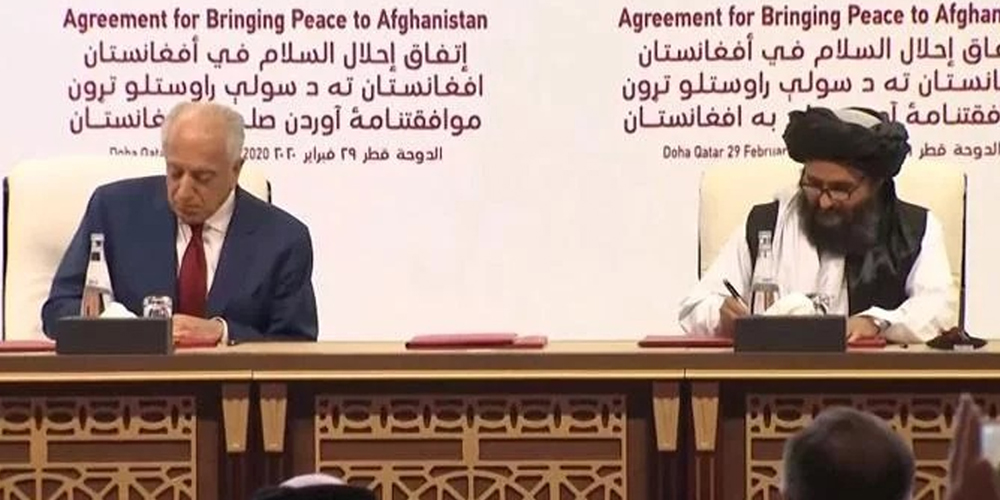 US and Aghan Taliban signs Peace deal in Doha