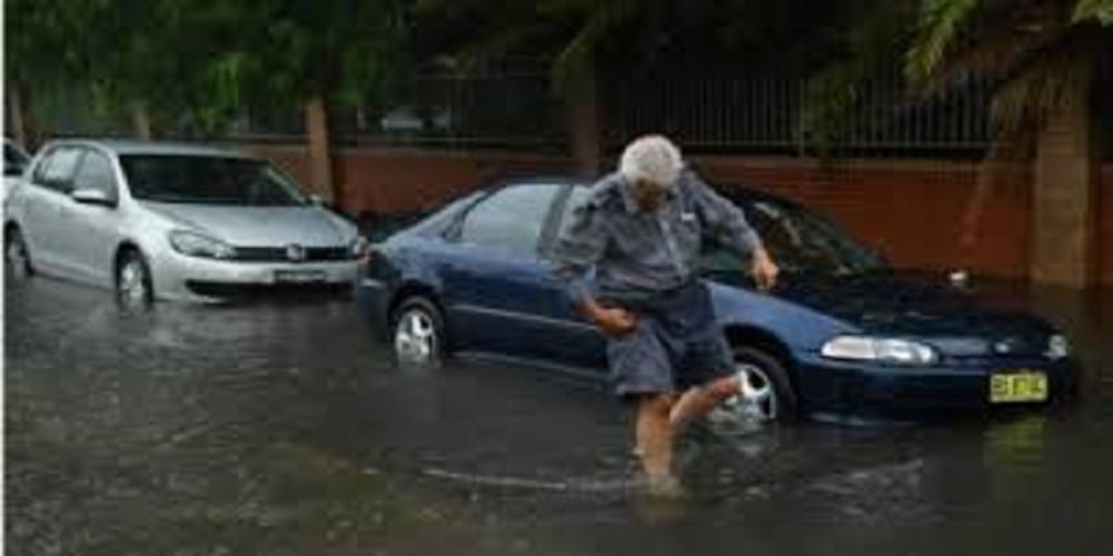 Record-breaking rainfall leads to flooding in Sydney