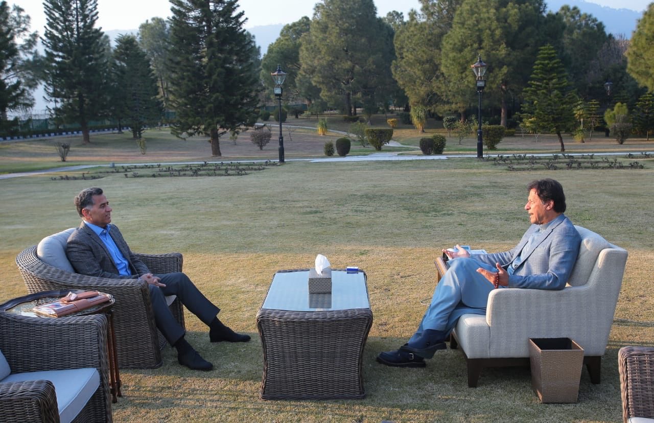 imran khan meets ISI chief