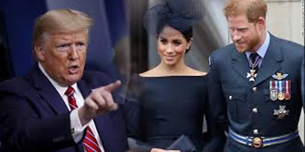 Harry and Meghan must pay for security, Donald Trump