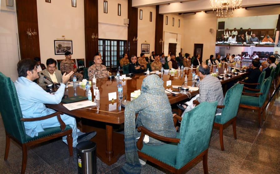 Chief Minister Sindh Murad Ali Shah on Sunday announced that a lockdown will be imposed throughout Sindh starting midnight (March 23) for the next 15 days in order to control the coronavirus outbreak .