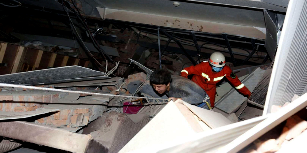 China quarantine hotel collapse kills several, many trapped