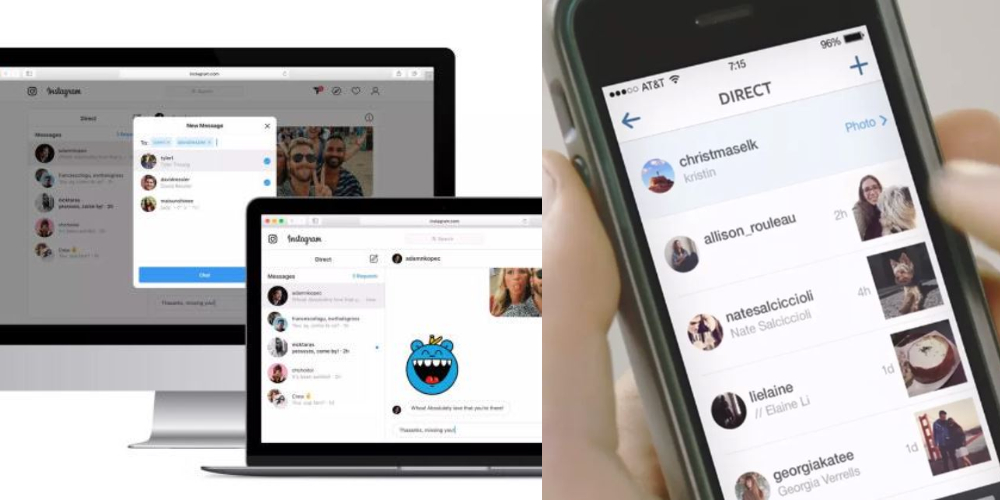 Instagram offers access to DMs on the web