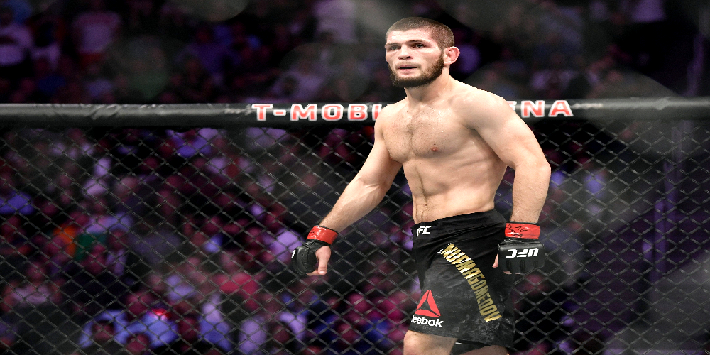 Khabib Nurmagomedov vs Tony Ferguson in April 2020