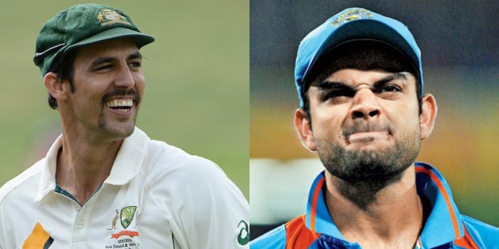 Aussie Pacer Mitchell Johnson Brutally trolls Indian Skipper Virat Kohli