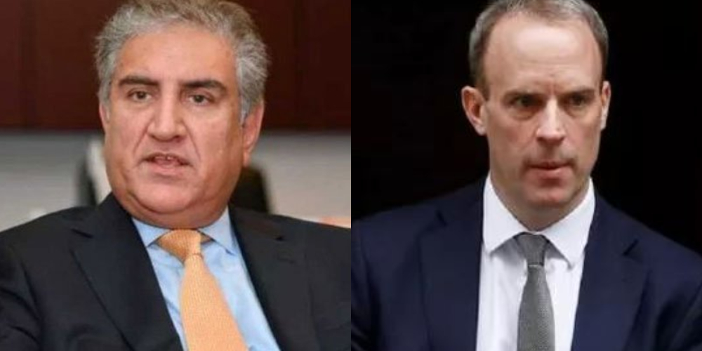 FM Qureshi, British counterpart discuss tackling of the pandemic