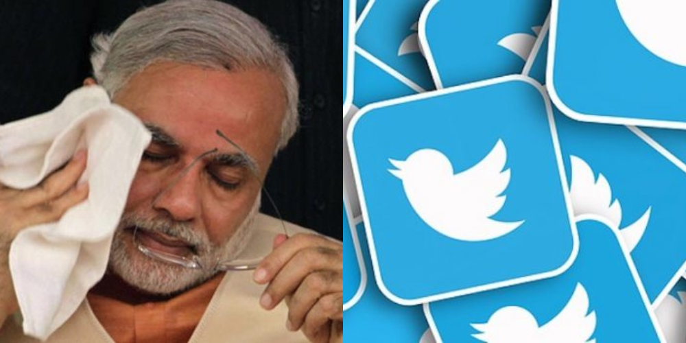 Twitter Mocks Modi For creating Fake Social media exit Fuss