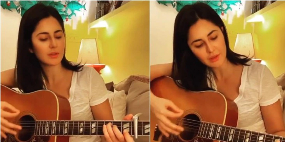 Katrina Kaif playing guitar while being at home amid Coronavirus: Watch