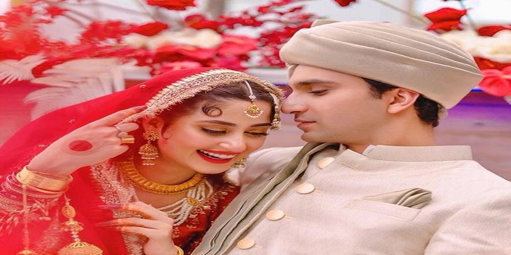 Best clicks of Sajal Aly and Ahad Raza Mir at their wedding
