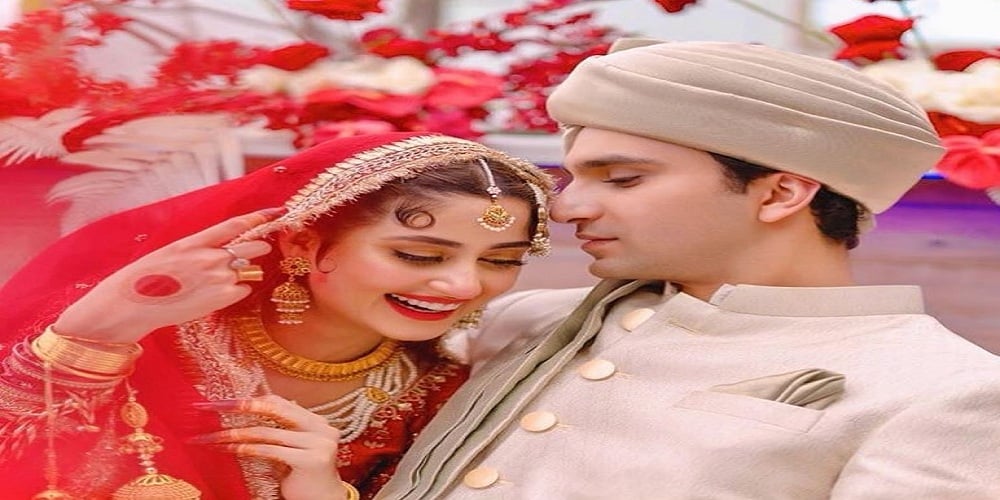 Best clicks of Sajal Aly and Ahad Raza Mir at their wedding