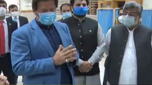 Coronavirus: PM Imran Khan visits isolation ward in Quetta