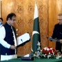 Shibli Faraz taks oath as Federal Minister for Information and Broadcasting