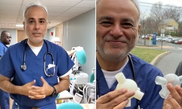 Coronavirus: Pakistani-American Doctor creates ventilator to treat seven patients at once