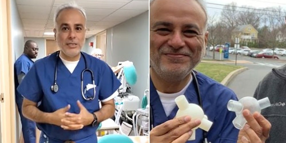 Coronavirus: Pakistani-American Doctor creates ventilator to treat seven patients at once