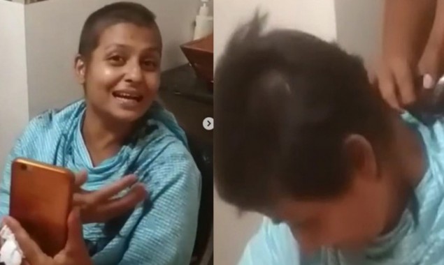 Indian actress goes bald during coronavirus lockdown