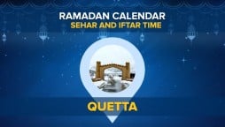 Quetta Ramadan Calendar 2022