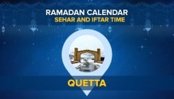 Quetta Ramadan Calendar 2022