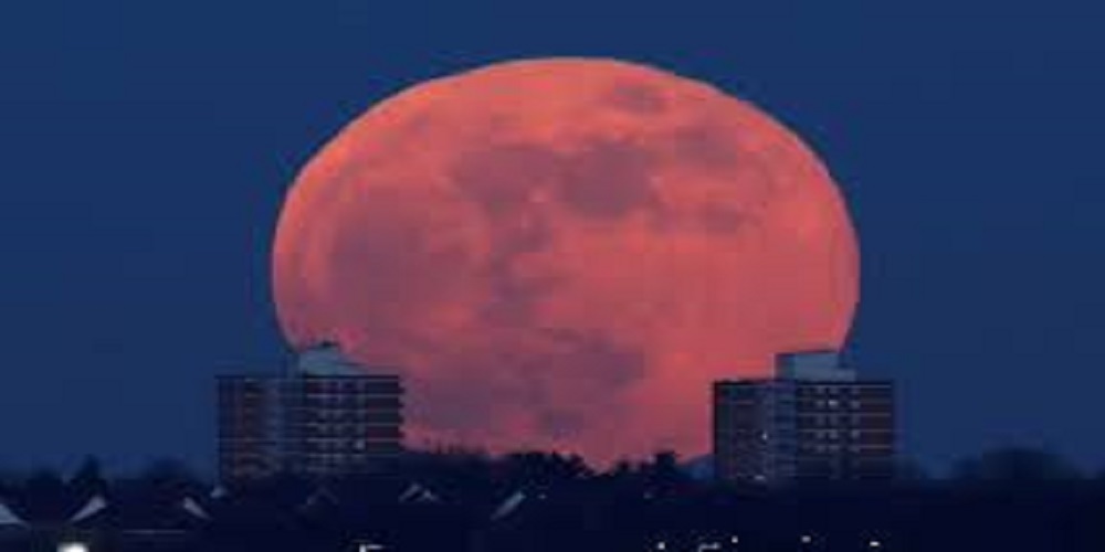 The biggest pink supermoon to appear on 7th April 2020