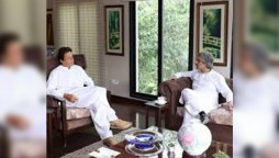 Imran Khan calls on Aslam Iqbal