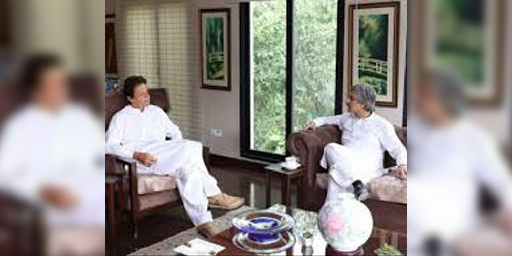 Imran Khan calls on Aslam Iqbal