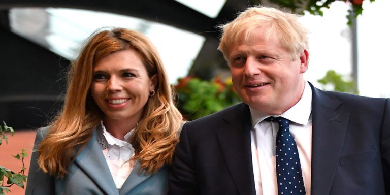 Boris Johnson's fiancée Carrie Symonds shows symptoms of COVID-19