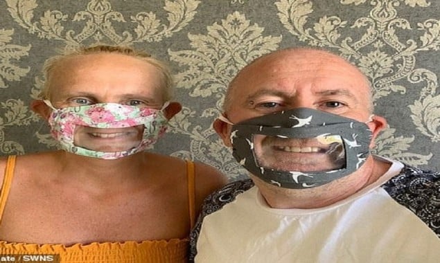 Deaf mother creates face masks with plastic windows to allow lip reading