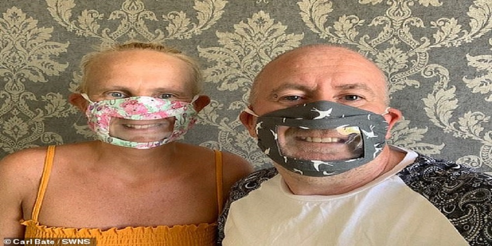 Deaf mother creates face masks with plastic windows to allow lip reading