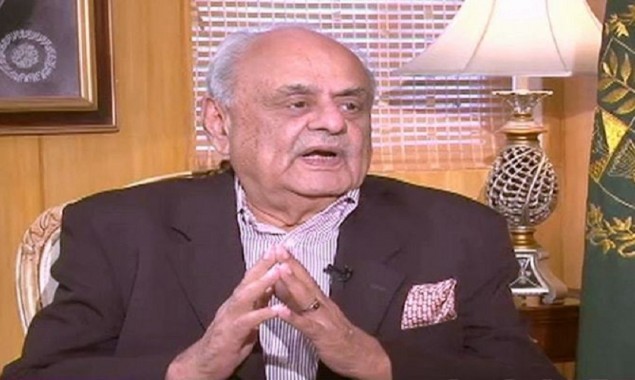 Interior Minister Ijaz Shah visits the residence of Late Pilot Sajjad Gul