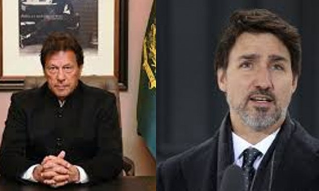 PM Imran Khan telephones Canadian Prime Minister Justin Trudeau